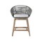 Armen Living Tutti Frutti Indoor Outdoor Counter Height Bar Stool in Light Eucalyptus Wood with Gray Rope LCTFBAGRTK26 - alternate 9